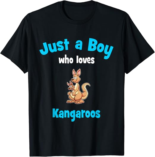 Kangaroo Shirt for Boys Kids Kangaroo TShirt